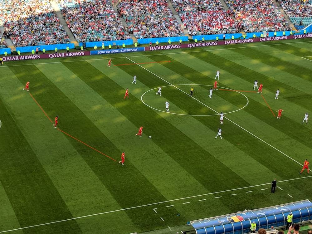 在体育场上 在体育场上